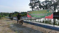 Gelar Karya Bakti TNI, Kodim 0804/Magetan Bangun Talud di Desa Sumberdukun
